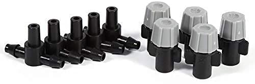 JERN Plastic Sprinkler Heads Misting Nozzles with Tee Joints