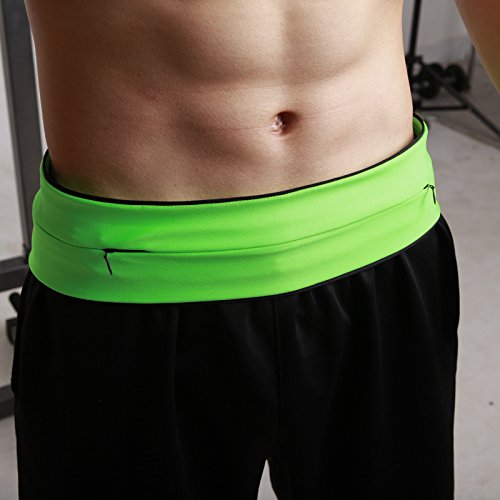 JERN Running Stretchable Sports Waist Bag with Zipper