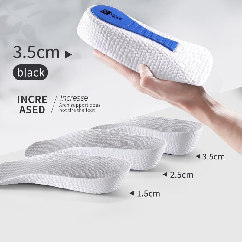 JERN Orthotic Height Increase Insoles Arch Support Inserts
