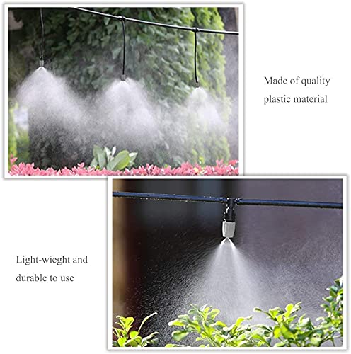 JERN Plastic Sprinkler Heads Misting Nozzles with Tee Joints