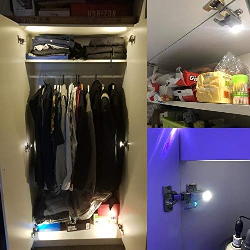 JERN Universal Furniture Wardrobe Inner Hinges LED Sensor Light System Grey