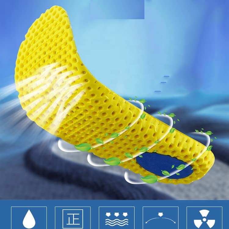 JERN Memory Foam Arch Support Breathable Orthopedic Insoles