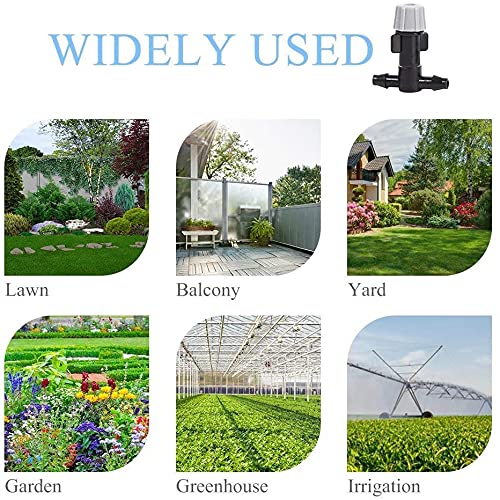 JERN Plastic Sprinkler Heads Misting Nozzles with Tee Joints