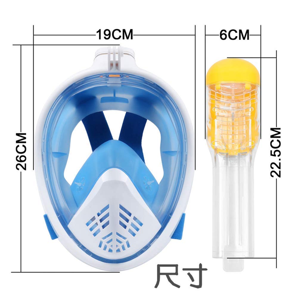 JERN 180° Panoramic Full Face Snorkel Mask