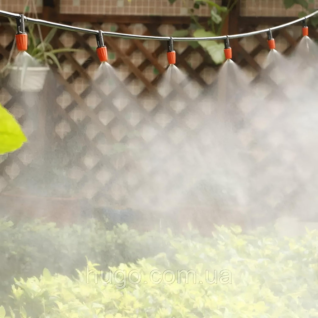 JERN DIY Drip Irrigation Kit with Misting Cooling Nozzles
