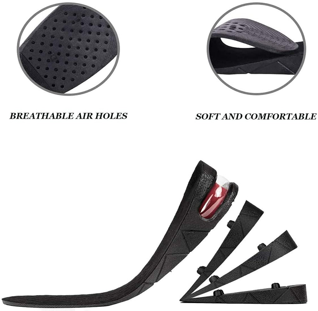 JERN Unisex Air Cushion Height Increase Shoe Insoles