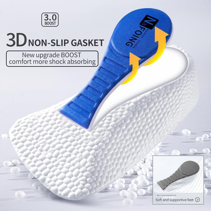 JERN Orthotic Height Increase Insoles Arch Support Inserts