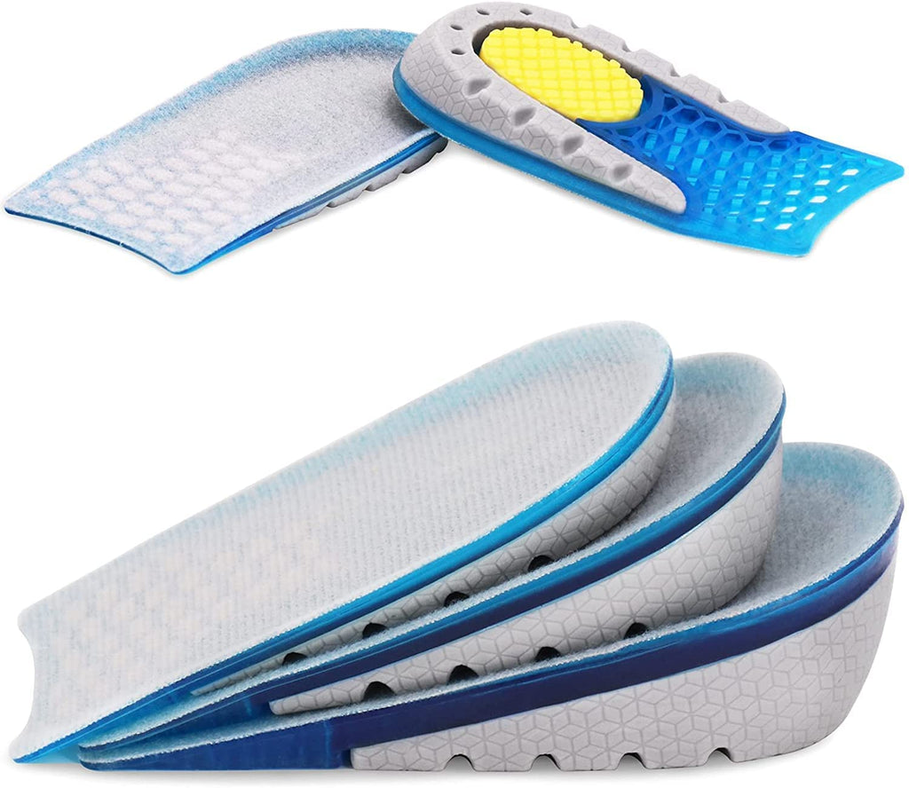 JERN Unisex Invisible Gel Heel Lift Height Increase Insoles