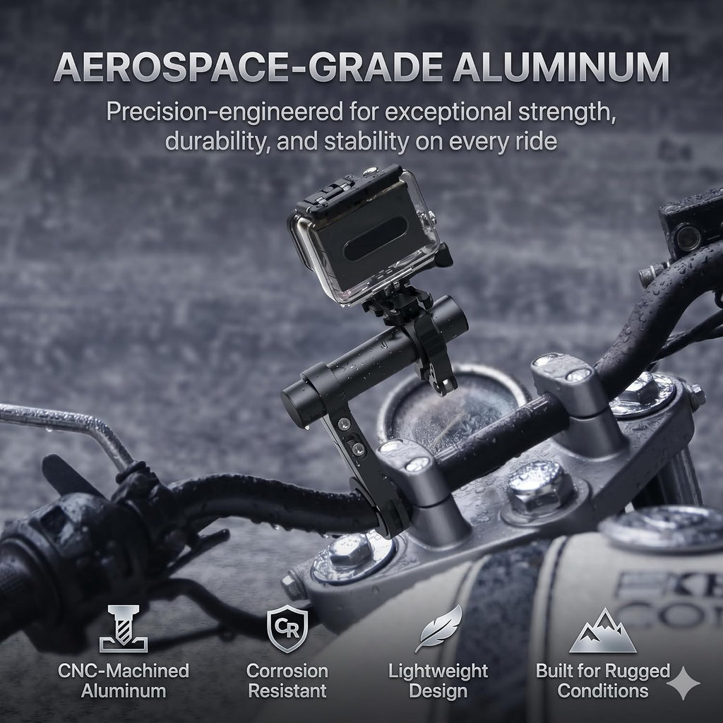 JERN Bike Handlebar Extender Aluminium Alloy 4 Inch Single Clamp