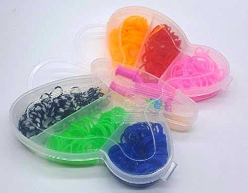 CraftDev Rainbow Color DIY Loom Band Kit (Butterfly Shape)