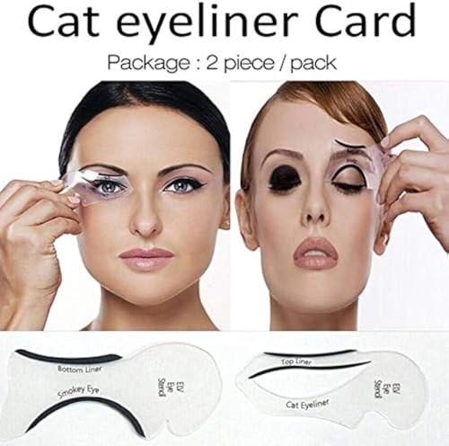 Jern Cat Eyeliner Stencil and Smokey Eye Stencil (2 Pieces)
